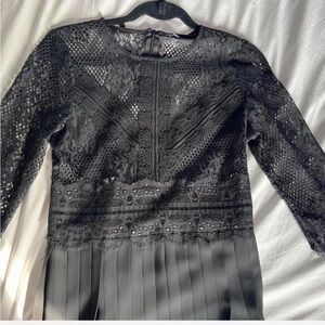 Black Lace Zara Dress